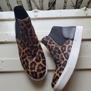 Sam Edelman Margot High Top Sneakers Leopard 7